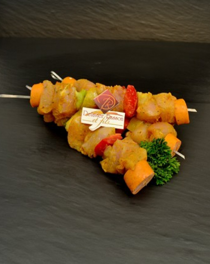 Brochette de poulet barbecue