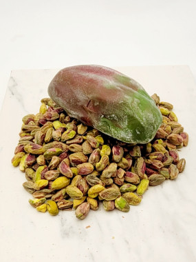 Entremets Pistache en trompe l'œil 