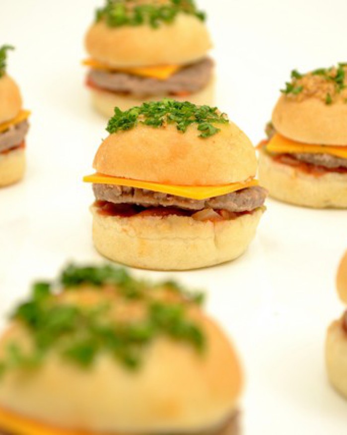 Barquette de 8 mini hamburgers