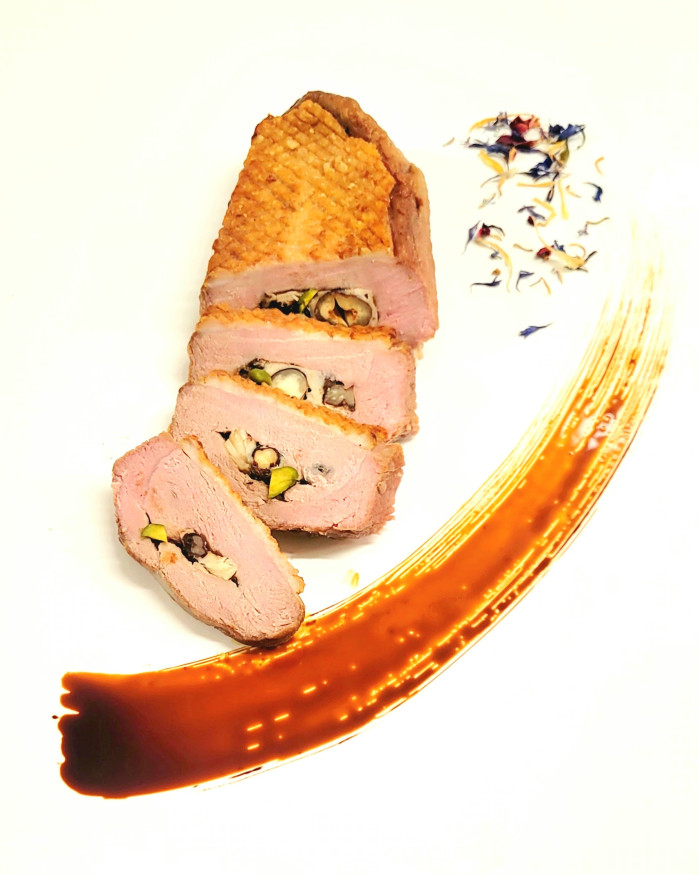 Mendiant de Canette et ses garnitures