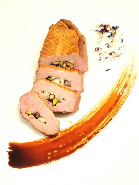 Mendiant de Canette et ses garnitures