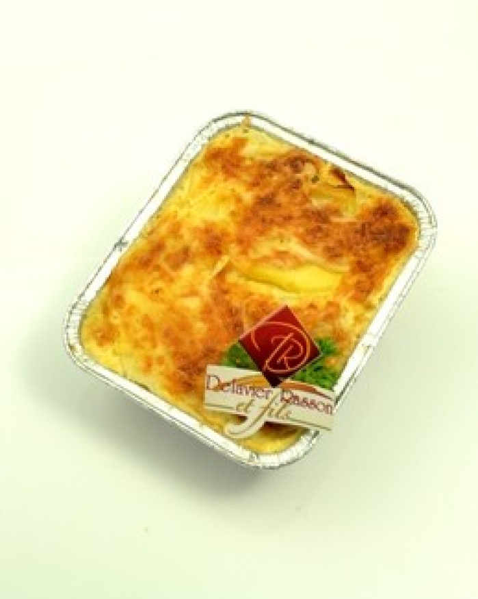 Gratin pomme de terre champignons et truffe