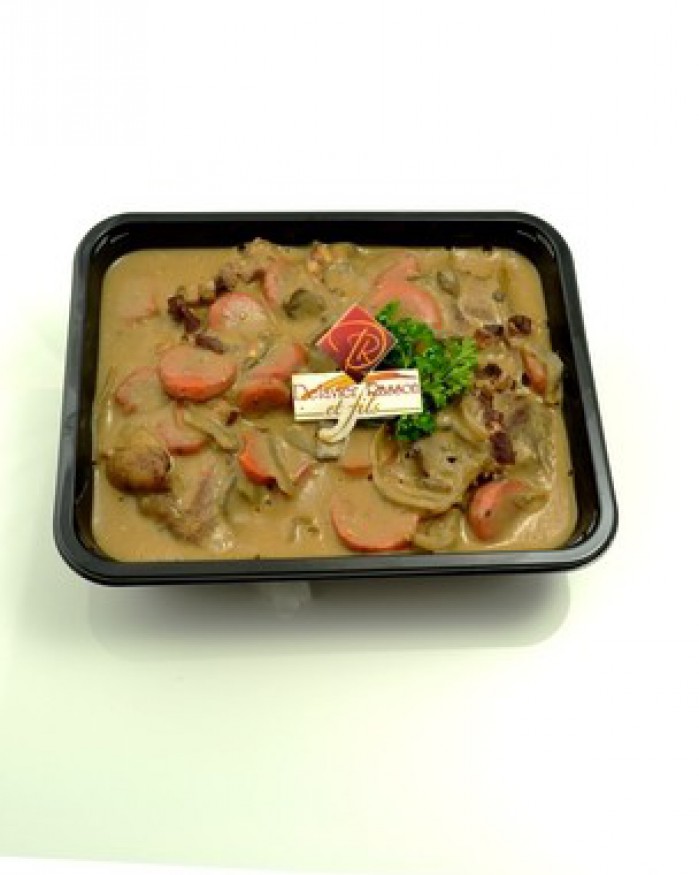 Coq au vin 2 personnes