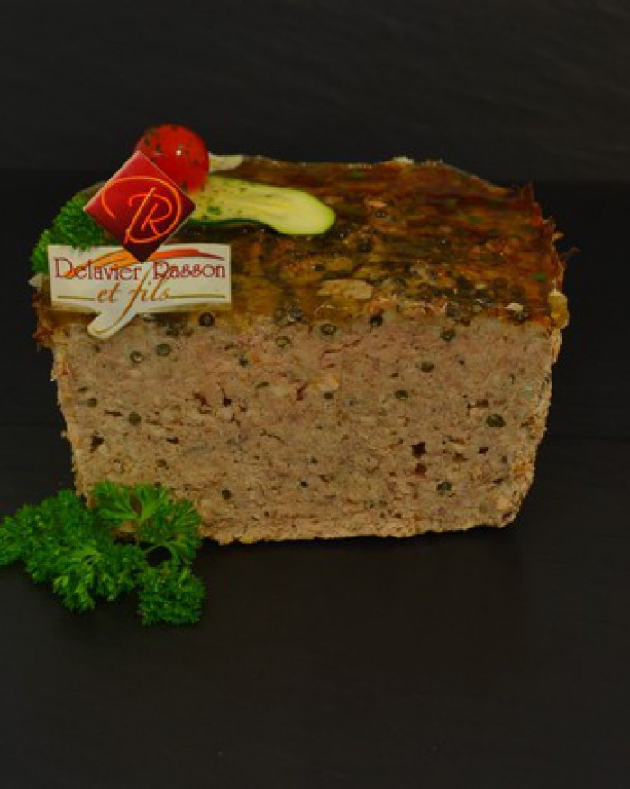 Pâté de foie poivre vert