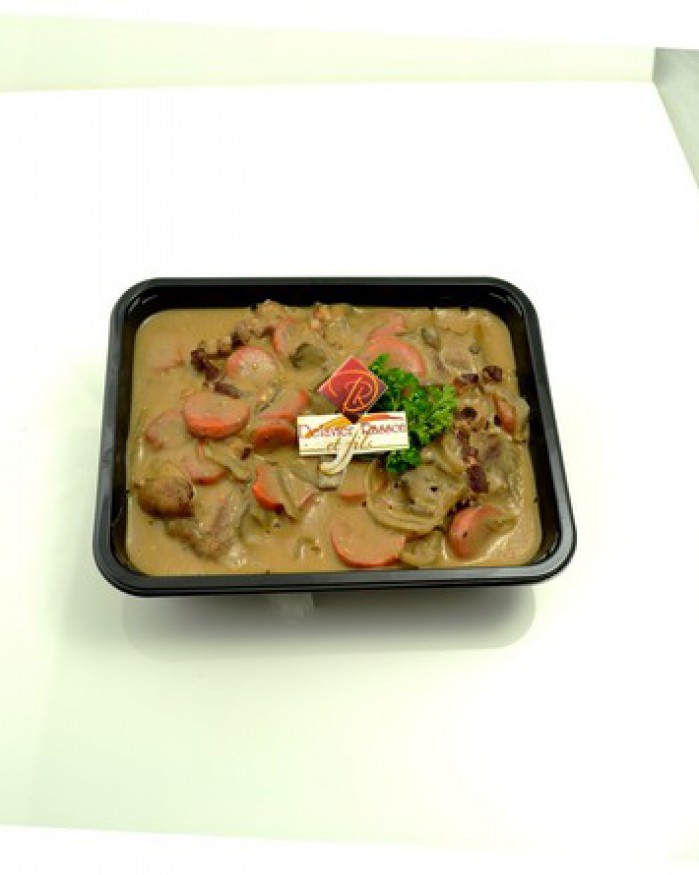 Coq au vin 1 pers