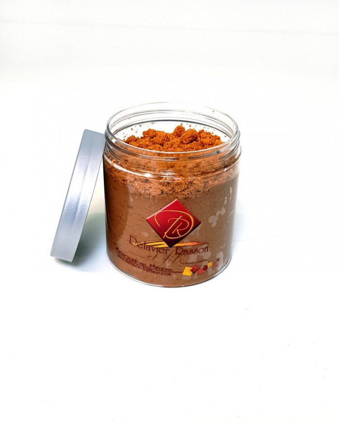 Verrine de Mousse chocolat et spéculoos