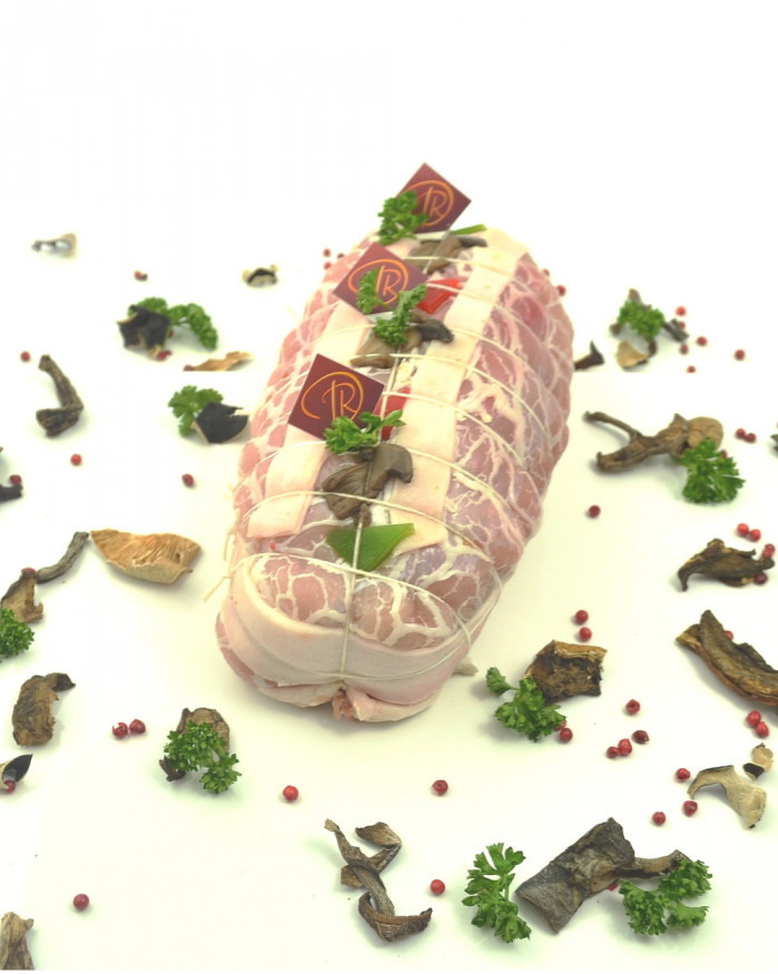 Rôti de dinde farci façon forestière (8-10 personnes)